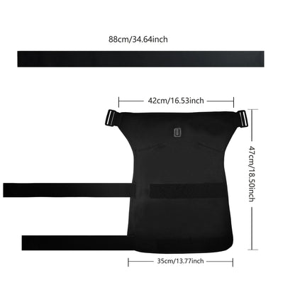 Hip Massager - 3-Gear Heat& Vibration, Relieves Muscle Soreness Pain,Arthritis, Aids Sports Recovery, for Fitness Fans Seniors