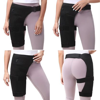 Hip Massager - 3-Gear Heat& Vibration, Relieves Muscle Soreness Pain,Arthritis, Aids Sports Recovery, for Fitness Fans Seniors