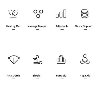 Back Massager Stretcher Magnetic Therapy Lumbar Support for Spine Pain Relief Waist Relaxation Correction Lower Back Traction