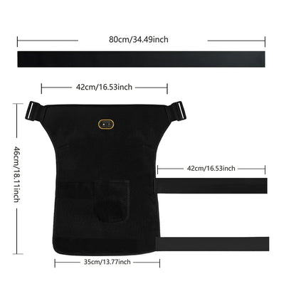 Hip Massager - 3-Gear Heat& Vibration, Relieves Muscle Soreness Pain,Arthritis, Aids Sports Recovery, for Fitness Fans Seniors