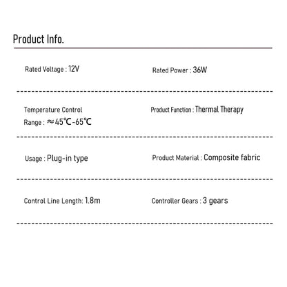 Hip Massager - 3-Gear Heat& Vibration, Relieves Muscle Soreness Pain,Arthritis, Aids Sports Recovery, for Fitness Fans Seniors